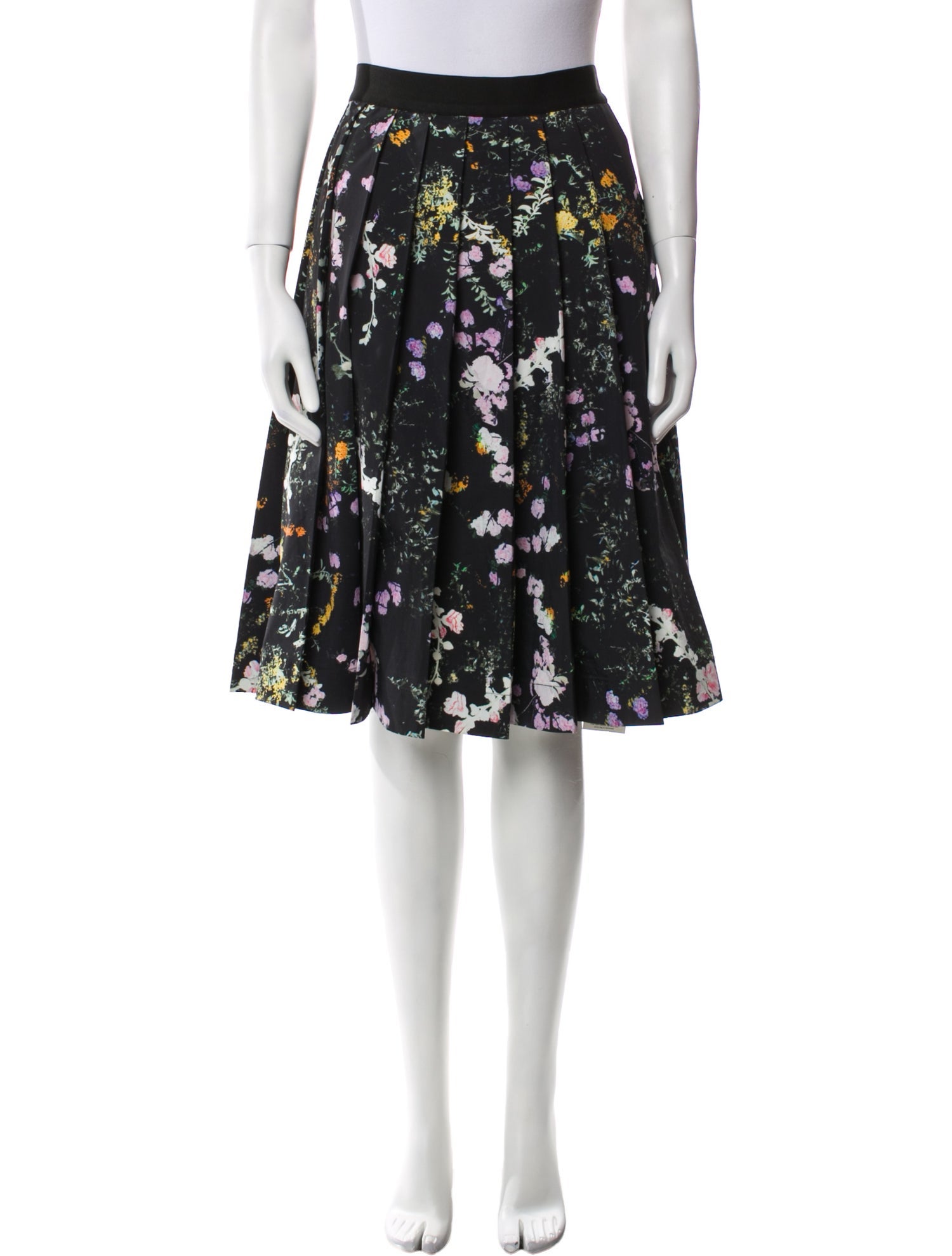 3.1 Phillip Lim Floral Print Knee-Length Skirt