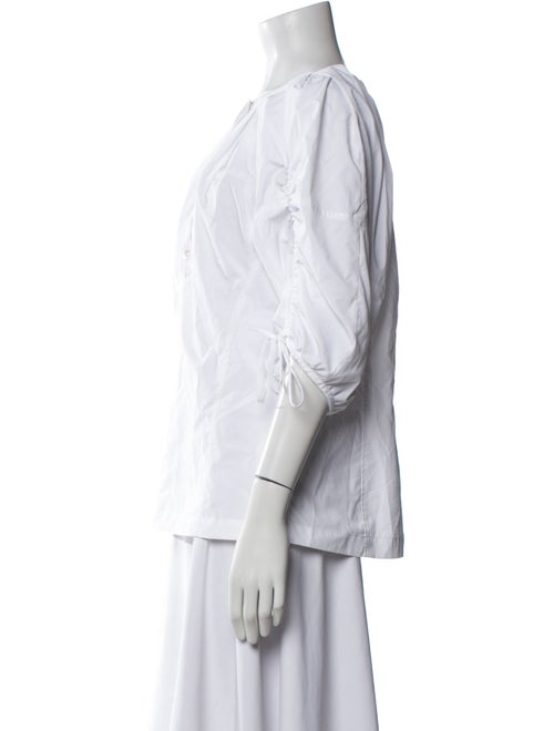 3.1 Phillip Lim Bateau Neckline Three-Quarter Sleeve Blouse