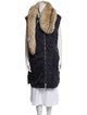 3.1 Phillip Lim Colorblock Pattern Faux Fur Coat