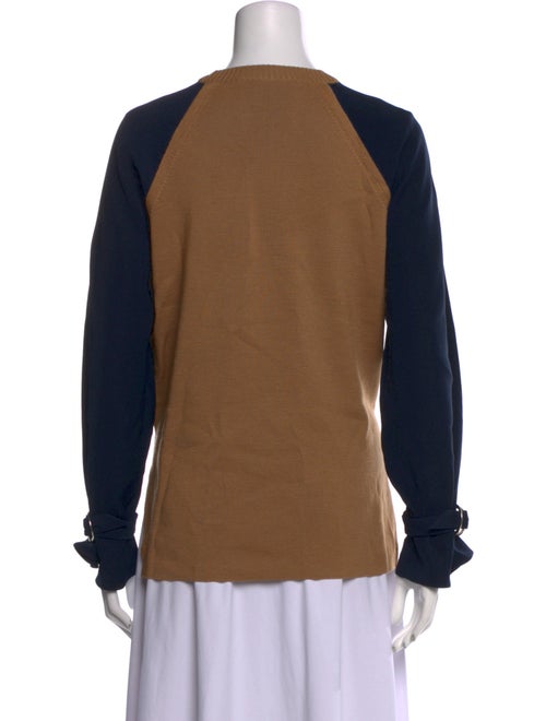 3.1 Phillip Lim Merino Wool Colorblock Pattern Sweater