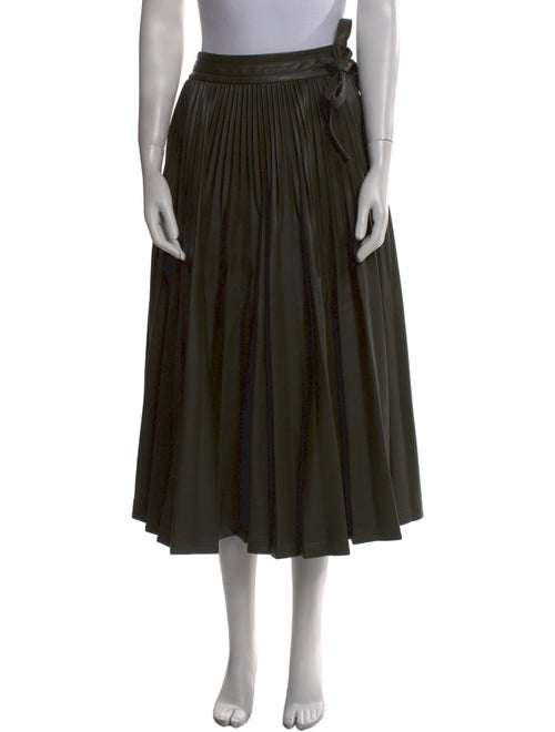 3.1 Phillip Lim Pleated Accents Midi Length Skirt