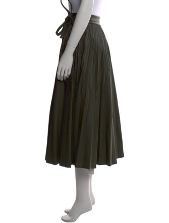 3.1 Phillip Lim Pleated Accents Midi Length Skirt