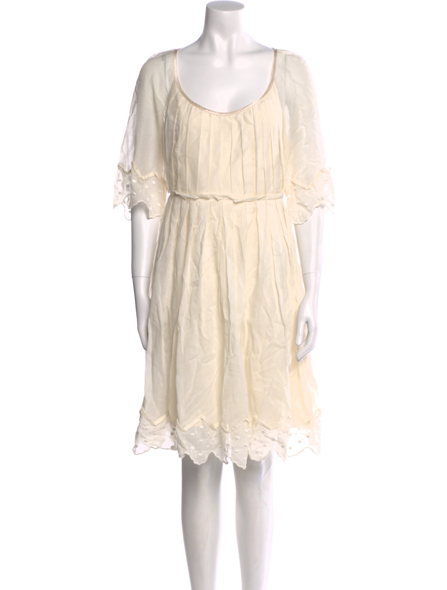 3.1 Phillip Lim Scoop Neck Knee-Length Dress