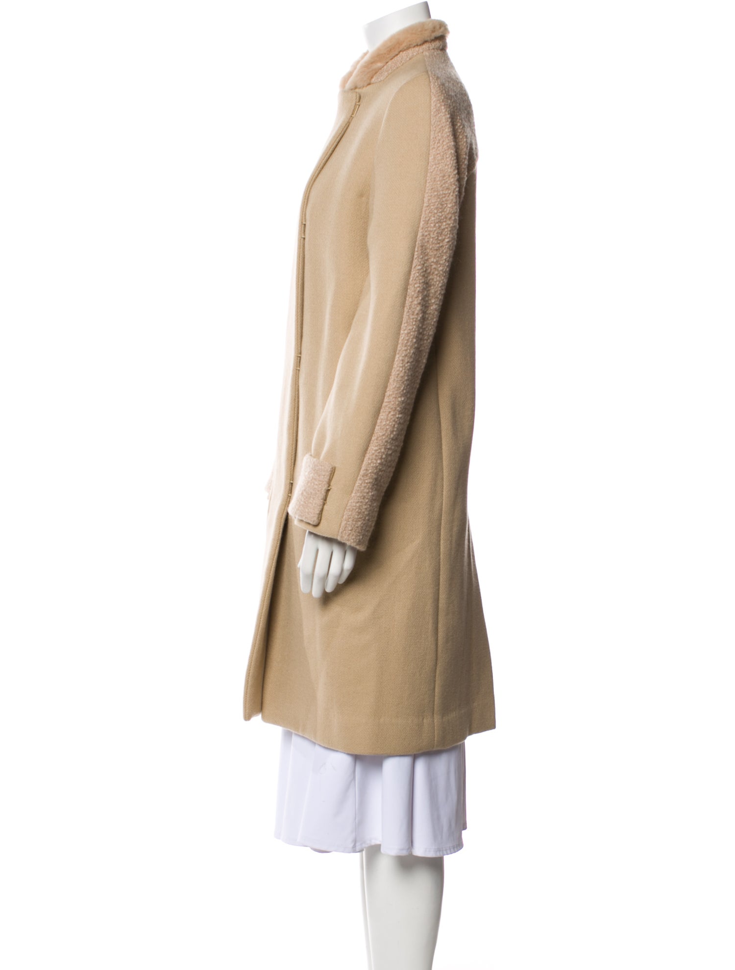 3.1 Phillip Lim Wool Fur Coat