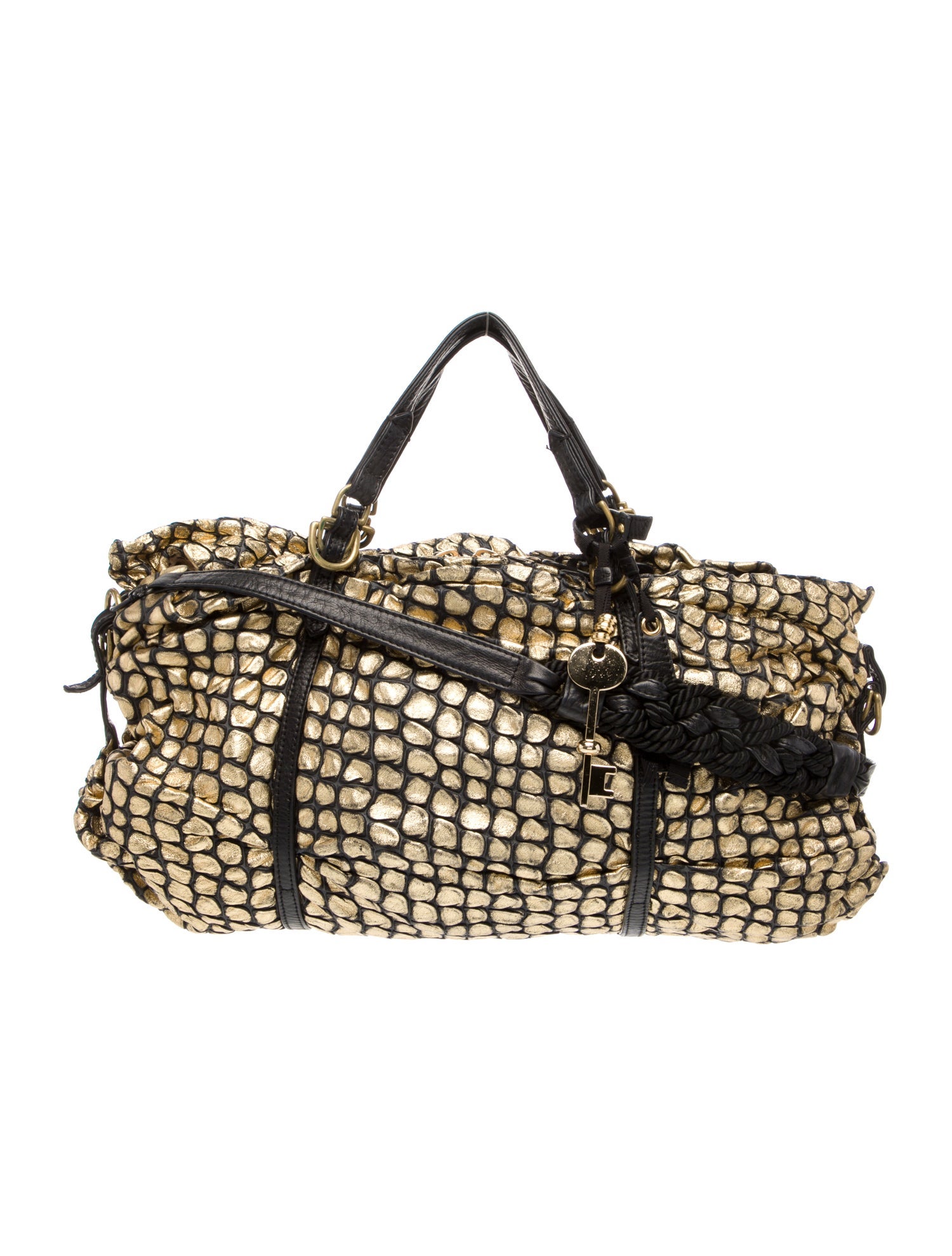 3.1 Phillip Lim Embossed Leather Weekender Bag