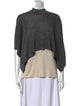 3.1 Phillip Lim Silk Colorblock Pattern Sweater