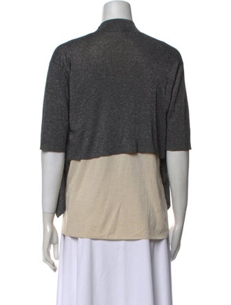 3.1 Phillip Lim Silk Colorblock Pattern Sweater