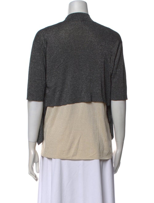 3.1 Phillip Lim Silk Colorblock Pattern Sweater