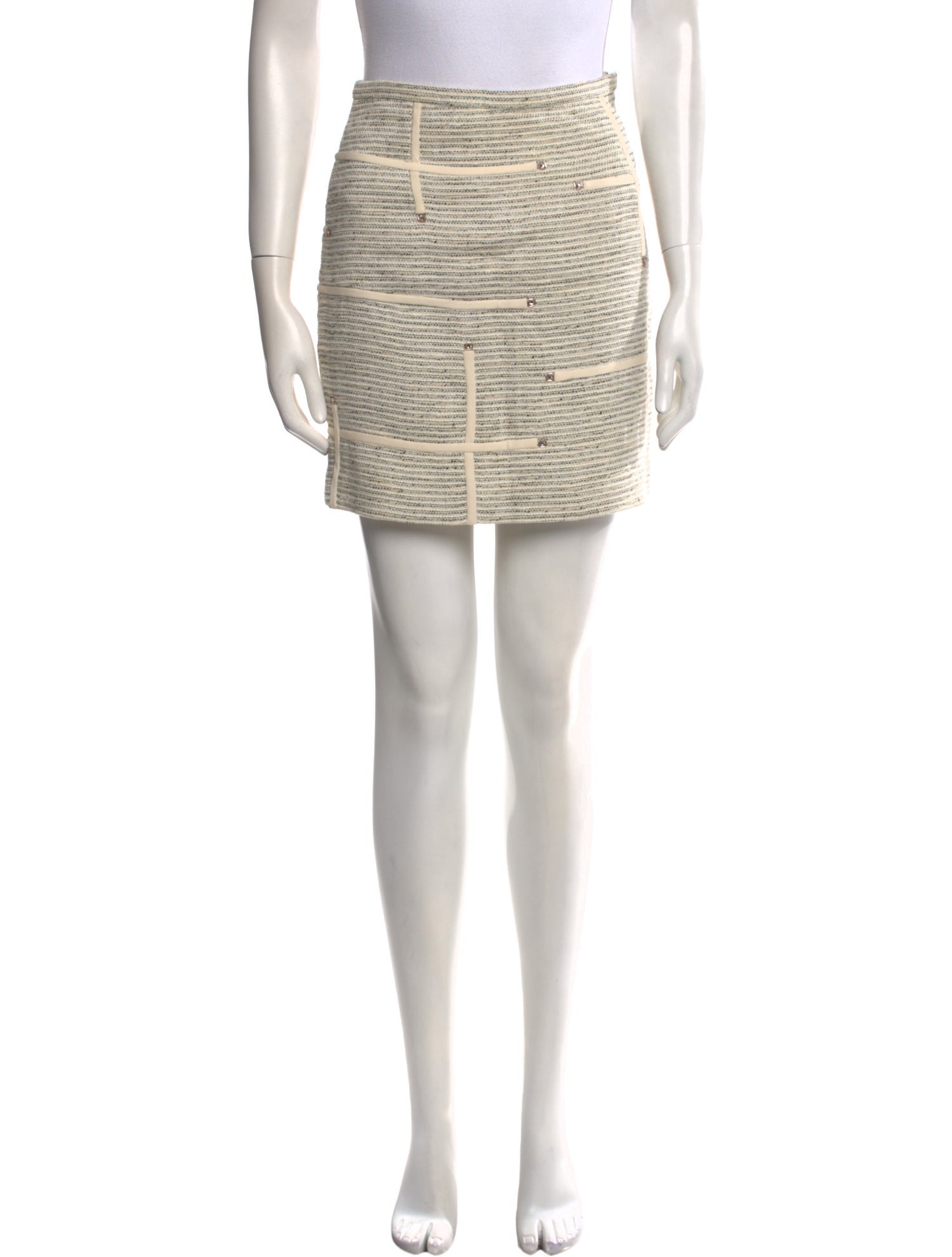 3.1 Phillip Lim Striped Mini Skirt