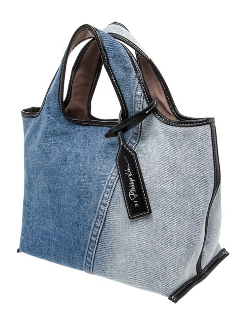 3.1 Phillip Lim Denim Top Handle Bag