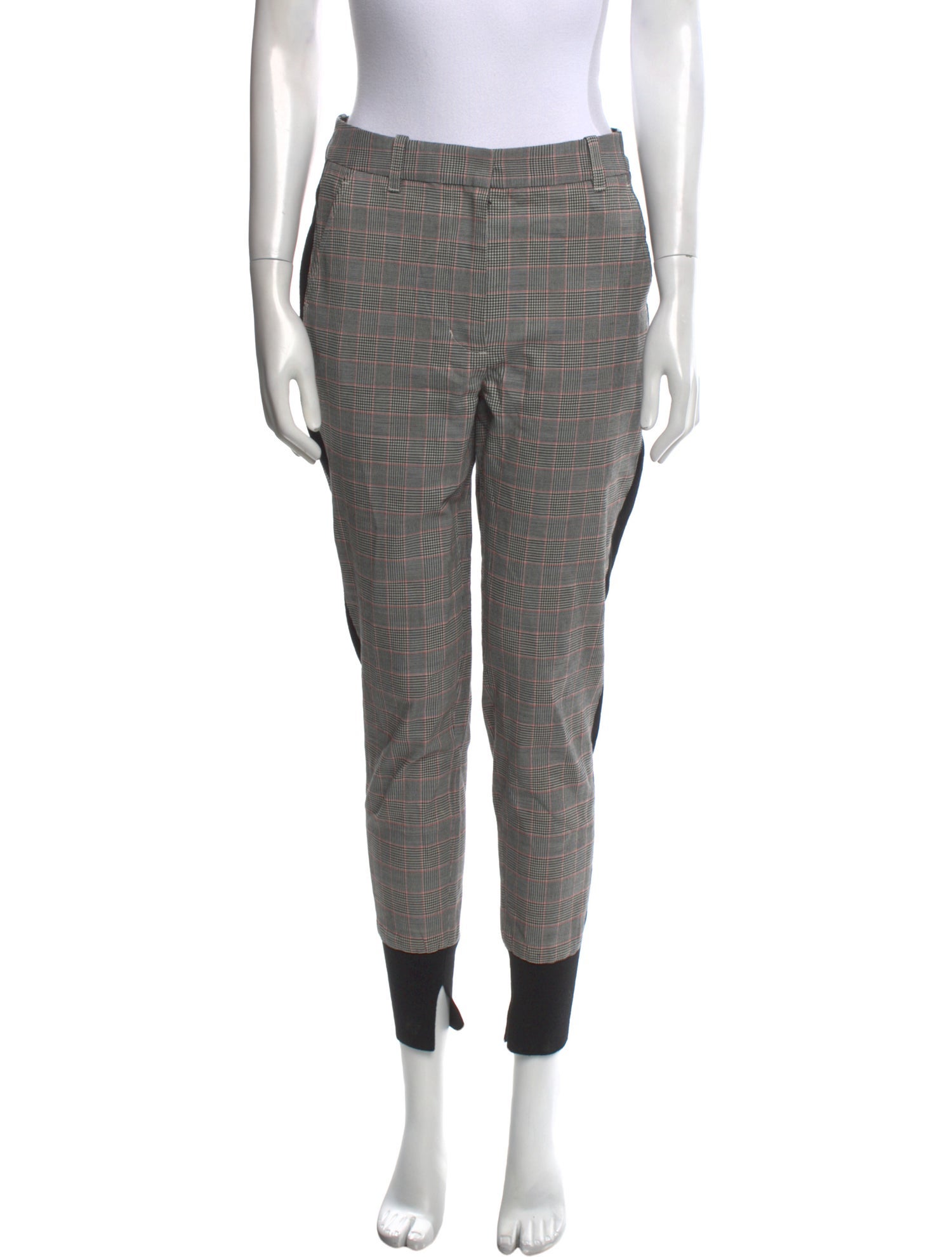 3.1 Phillip Lim Plaid Print Skinny Leg Pants