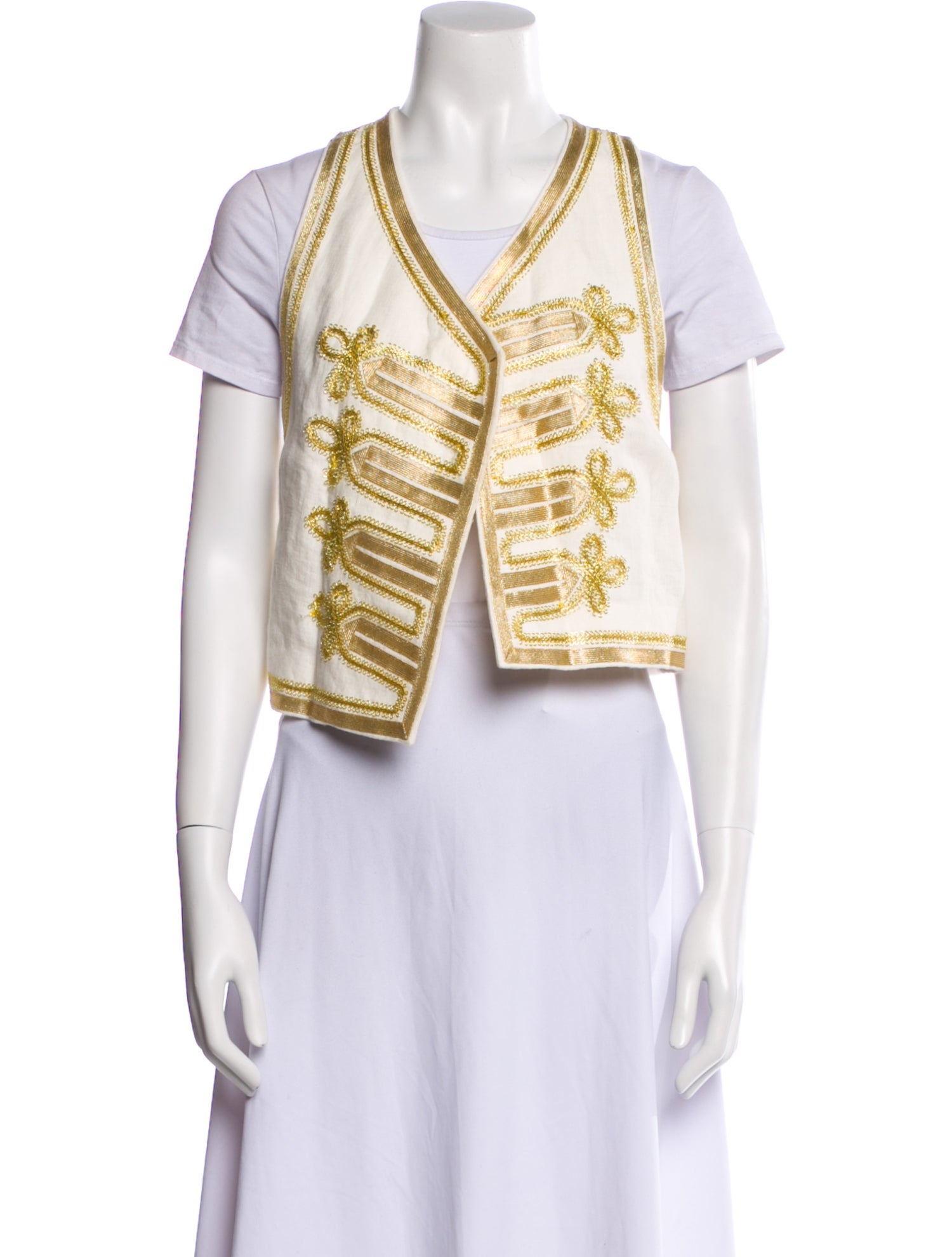 3.1 Phillip Lim Linen Printed Vest