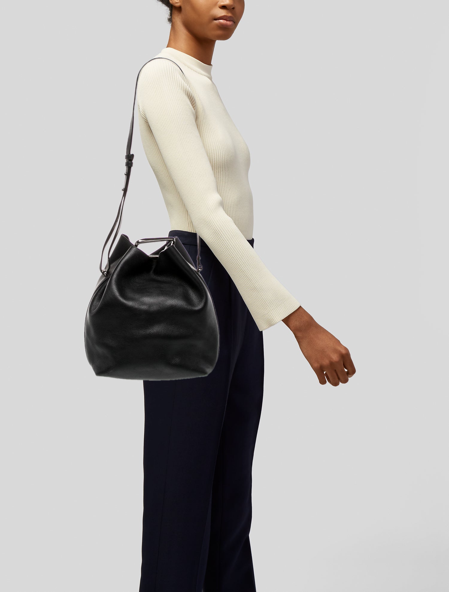3.1 Phillip Lim Leather Bucket Bag