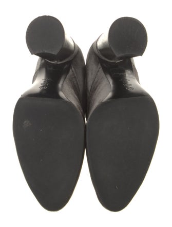 3.1 Phillip Lim Velvet Leather Trim Embellishment Sock Boots