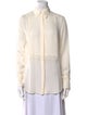 3.1 Phillip Lim Silk Long Sleeve Button-Up Top