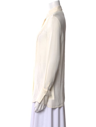 3.1 Phillip Lim Silk Long Sleeve Button-Up Top
