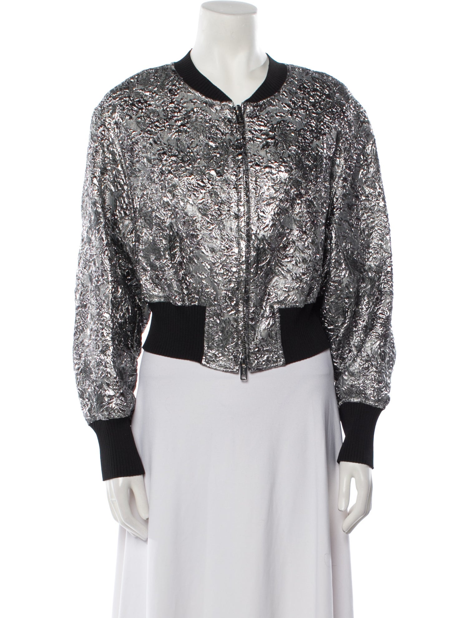 3.1 Phillip Lim Floral Print Bomber Jacket