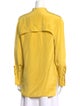 3.1 Phillip Lim Silk Mock Neck Button-Up Top