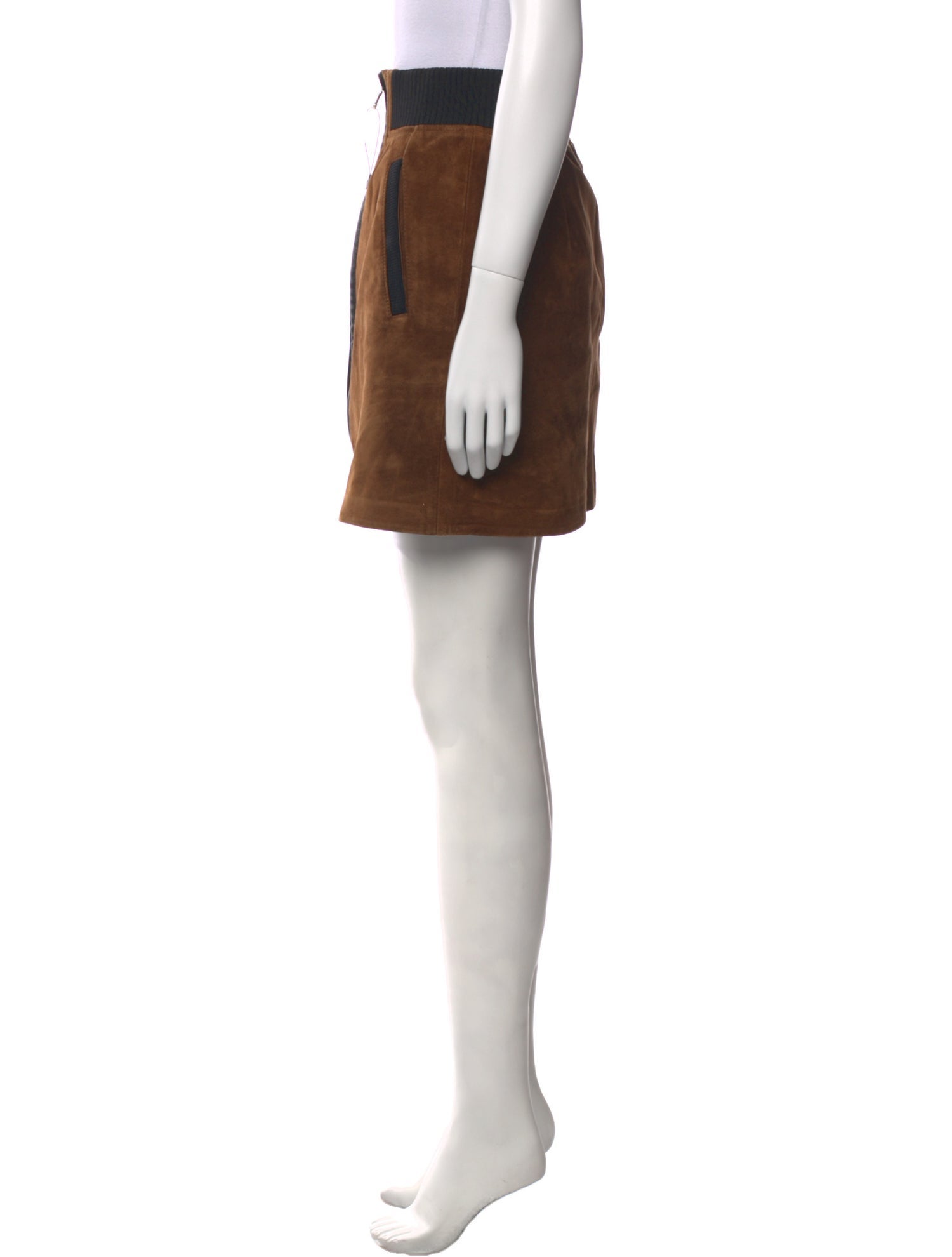 3.1 Phillip Lim Calf Hair Mini Skirt