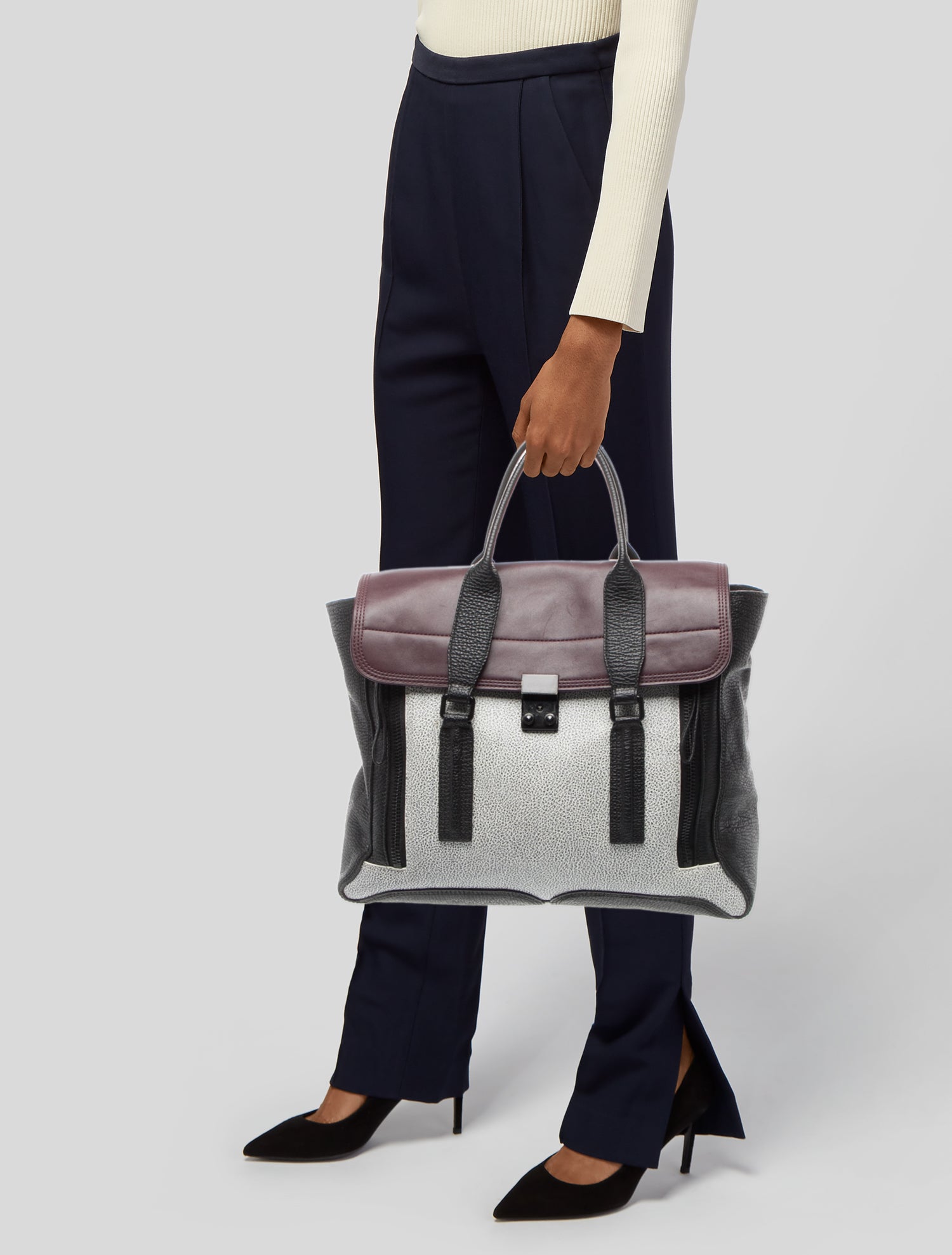 3.1 Phillip Lim Leather Top Handle Bag