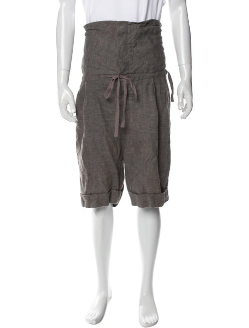 3.1 Phillip Lim Linen Flat Front Shorts