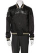 3.1 Phillip Lim Lamb Leather Striped Bomber Jacket