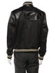 3.1 Phillip Lim Lamb Leather Striped Bomber Jacket