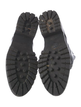 3.1 Phillip Lim Leather Beaded Accents Combat Boots