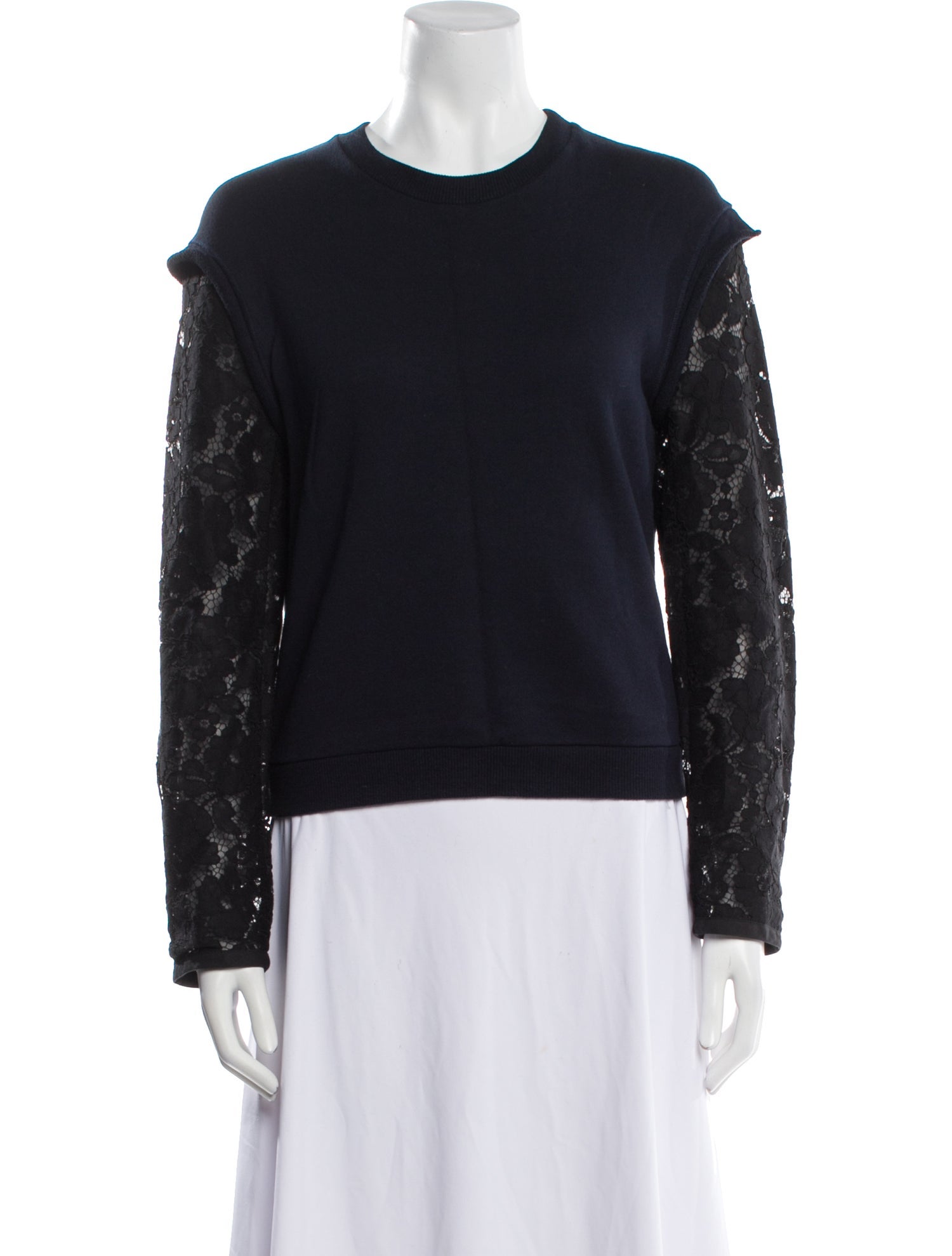 3.1 Phillip Lim Crew Neck Long Sleeve Sweatshirt