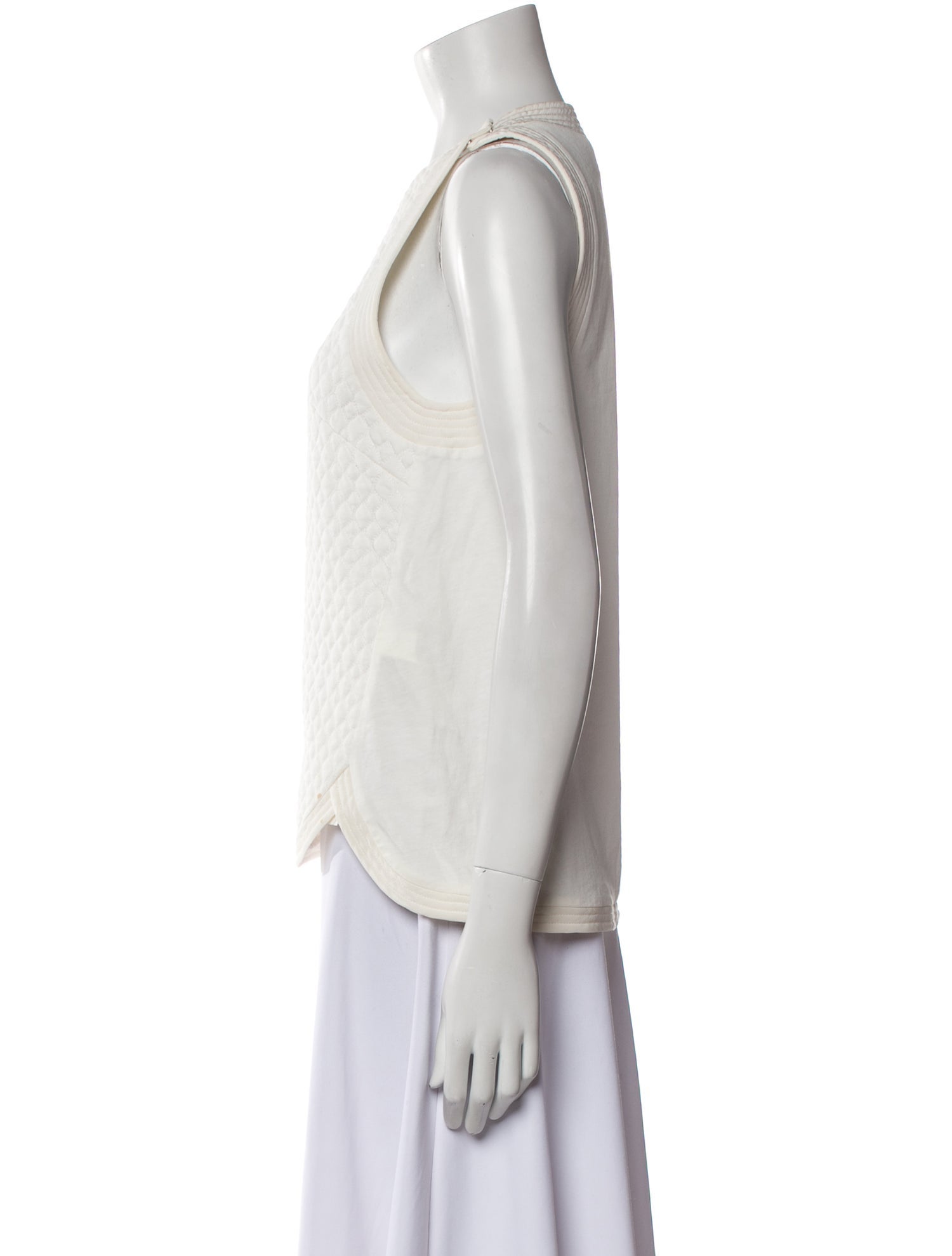 3.1 Phillip Lim Crew Neck Sleeveless Top