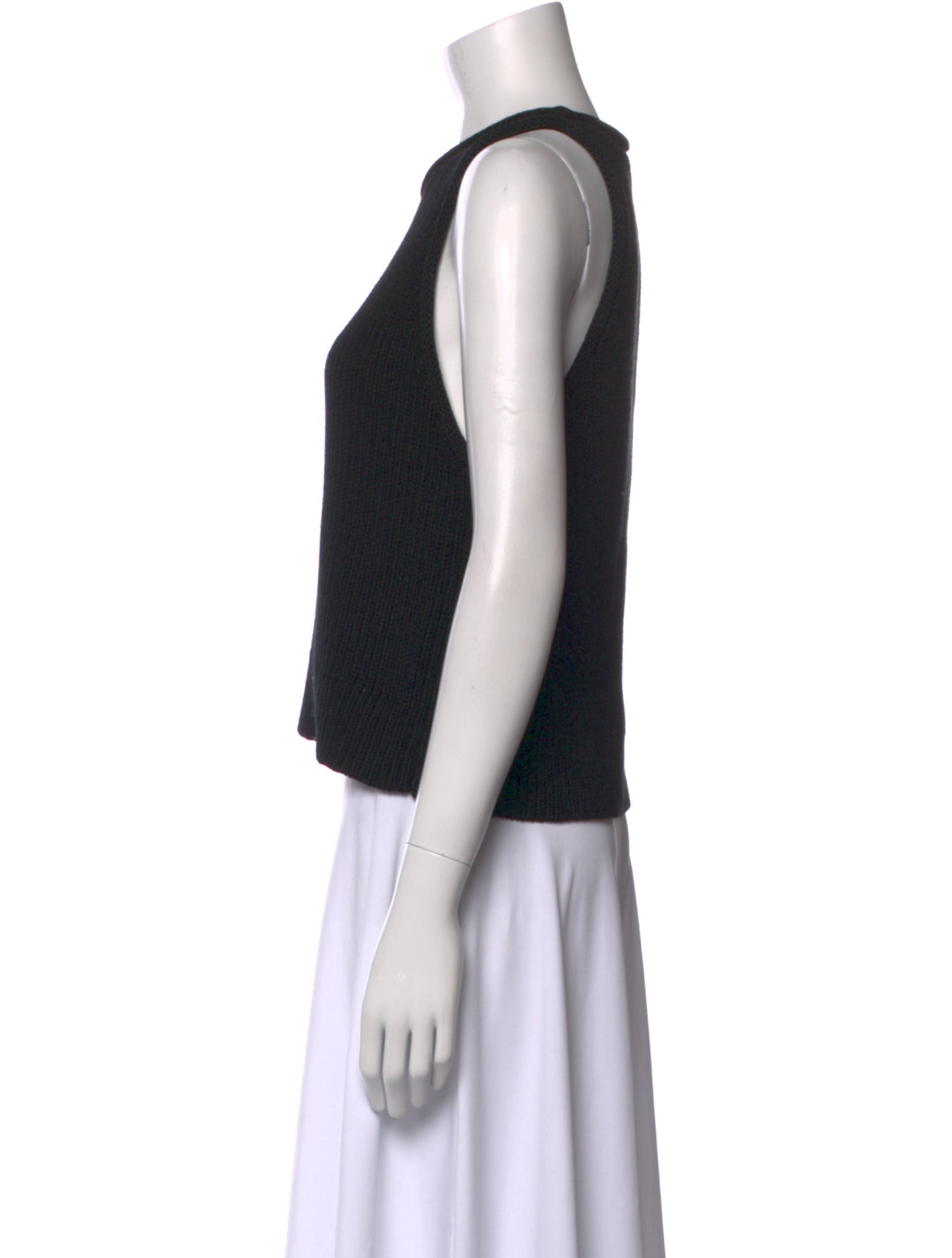 3.1 Phillip Lim Scoop Neck Sleeveless Crop Top