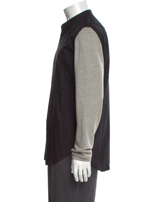 3.1 Phillip Lim Colorblock Pattern Long Sleeve Shirt