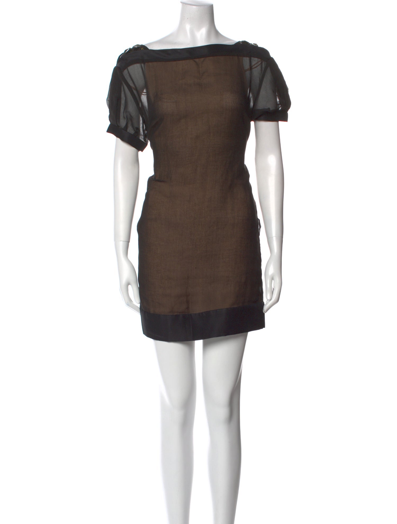 3.1 Phillip Lim Bateau Neckline Mini Dress