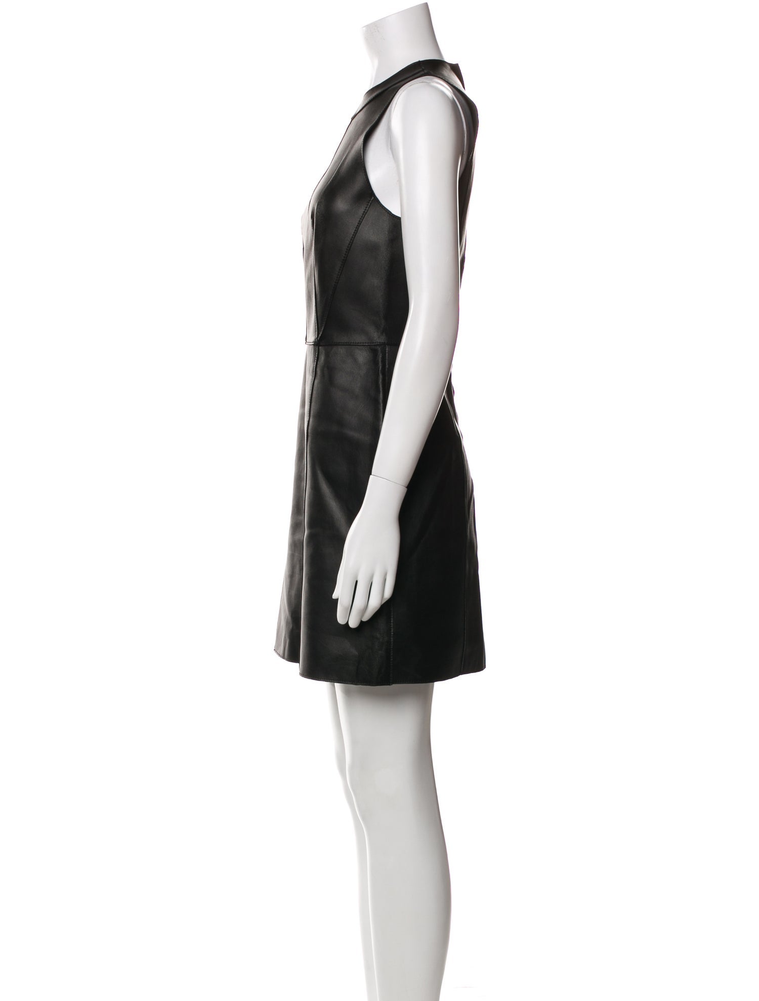 3.1 Phillip Lim Lamb Leather Mini Dress