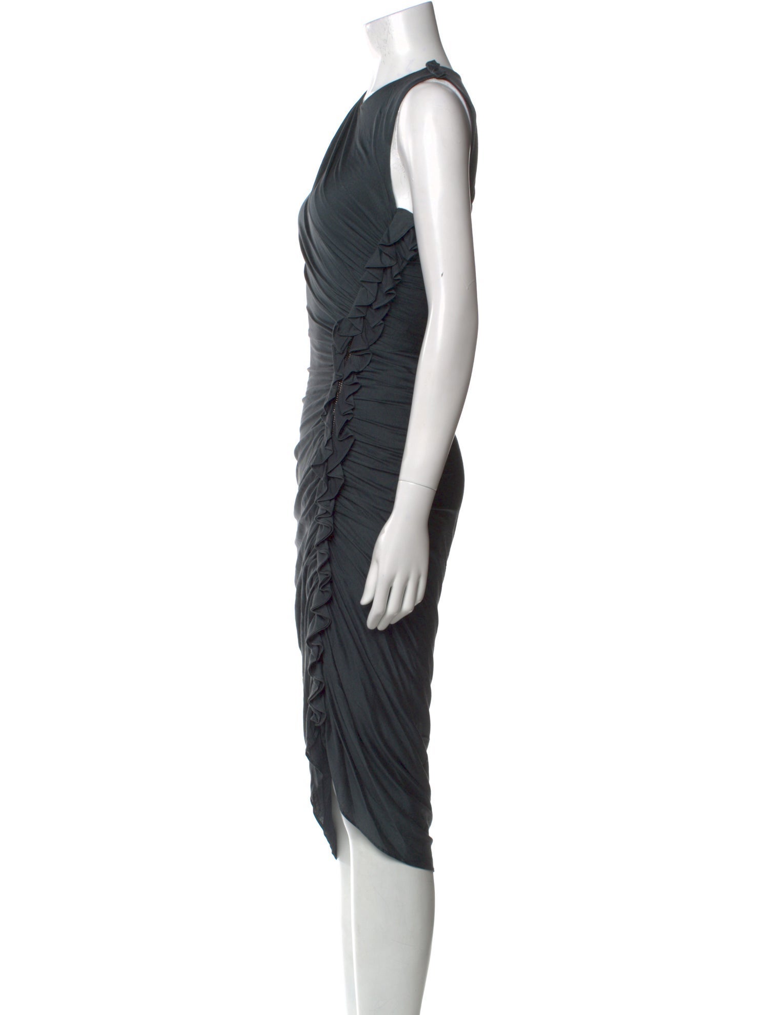 3.1 Phillip Lim Crew Neck Midi Length Dress