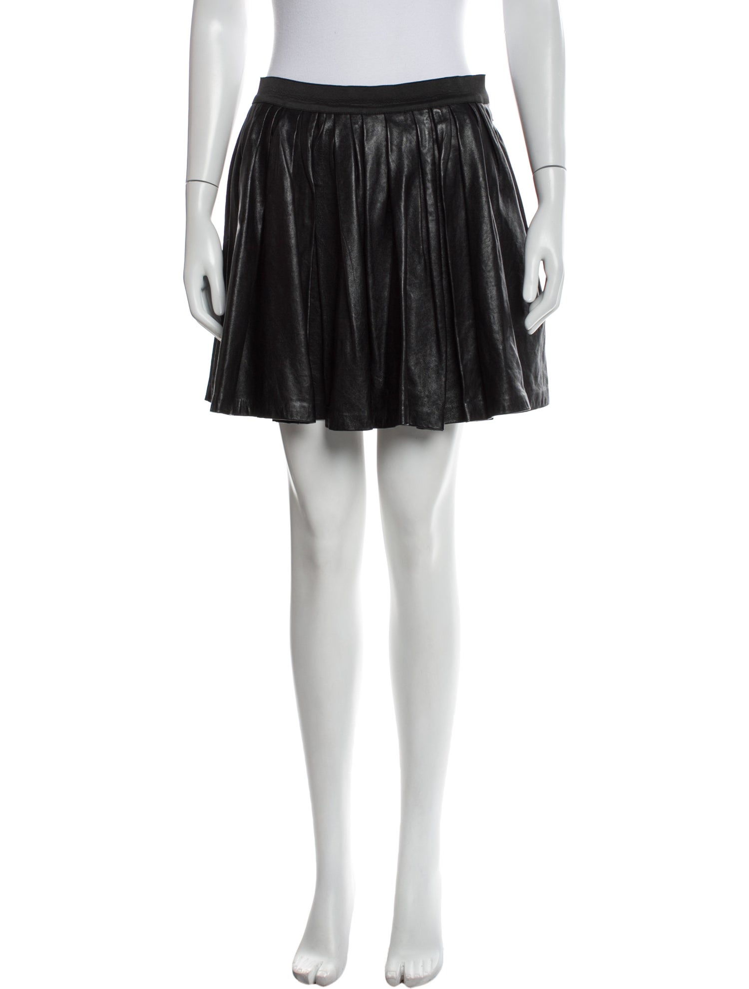 3.1 Phillip Lim Leather Mini Skirt
