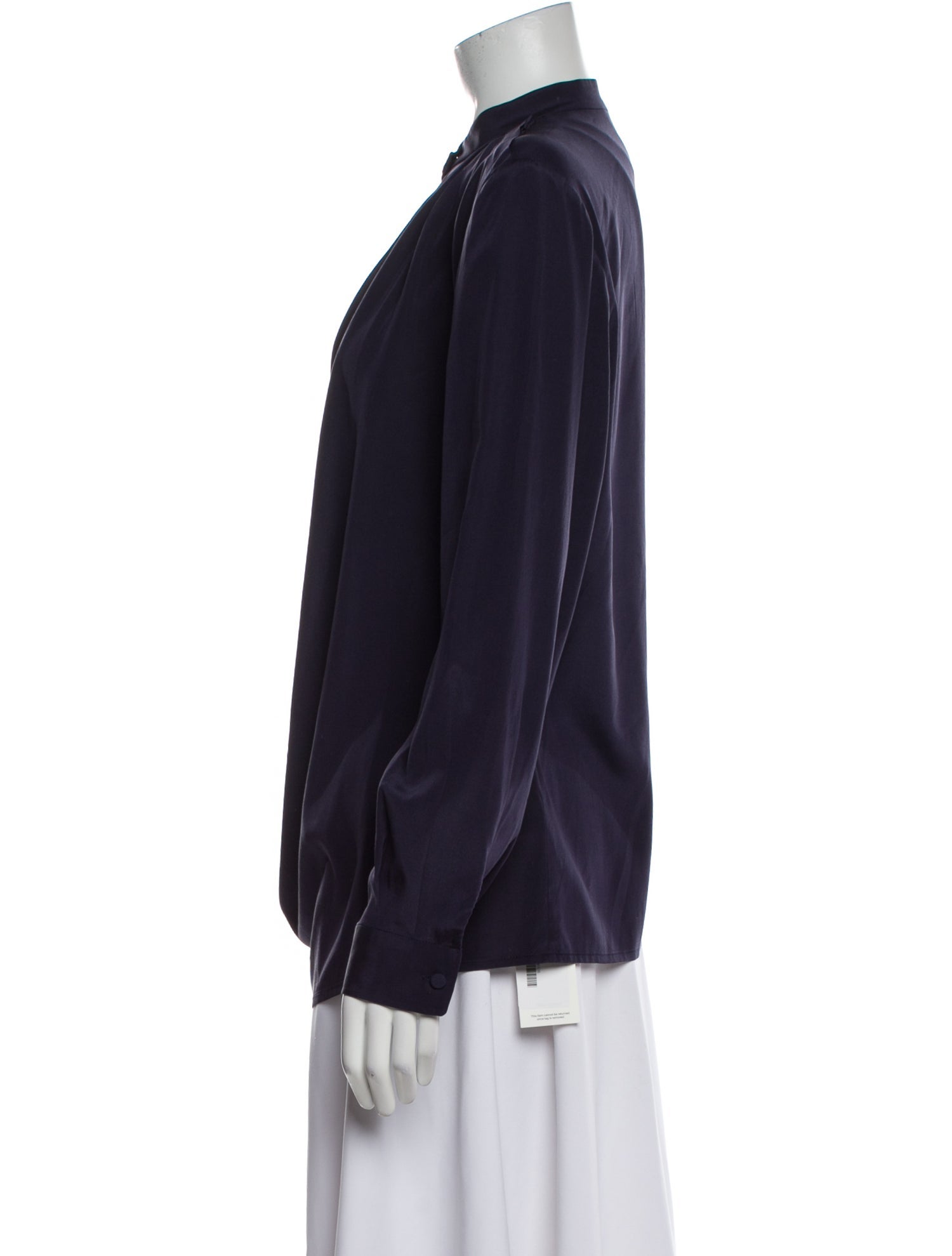 3.1 Phillip Lim Silk Mock Neck Blouse