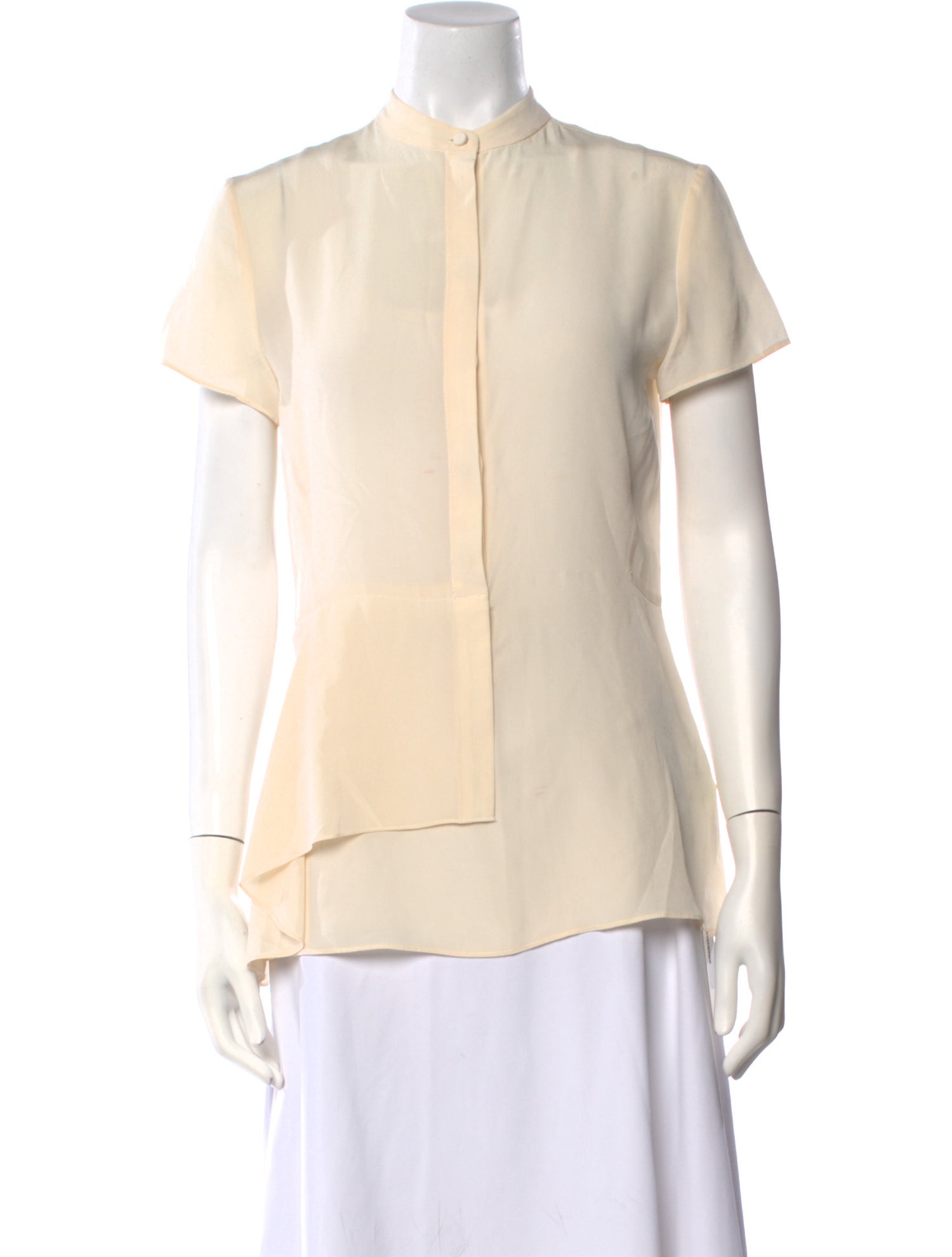 3.1 Phillip Lim Silk Mock Neck Blouse