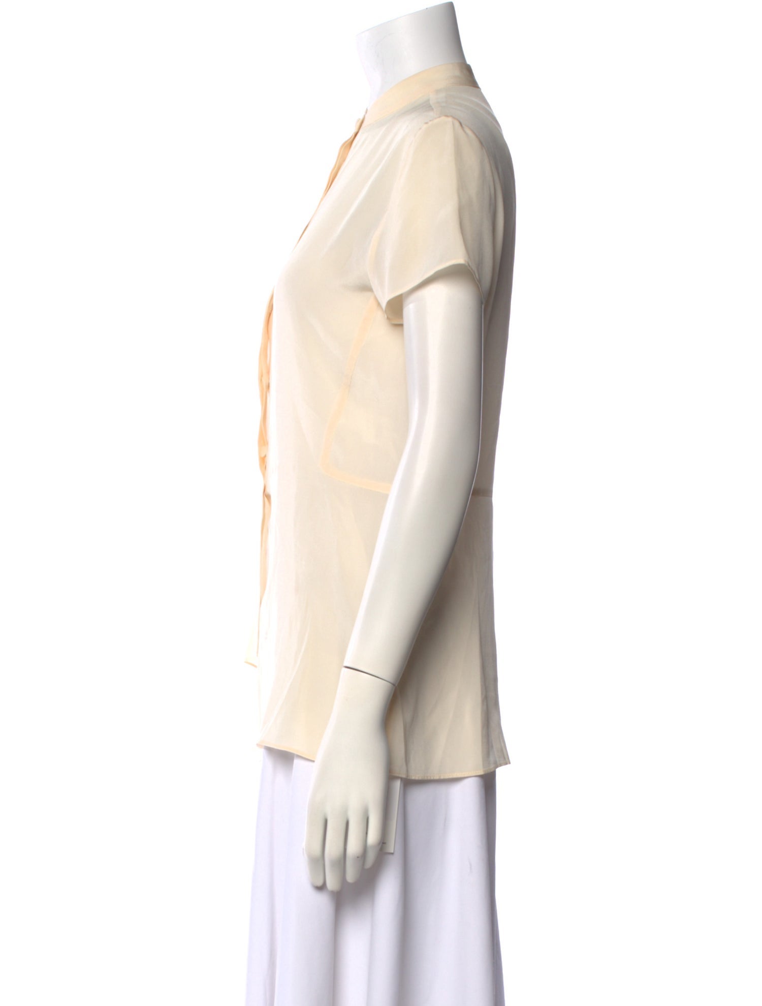 3.1 Phillip Lim Silk Mock Neck Blouse