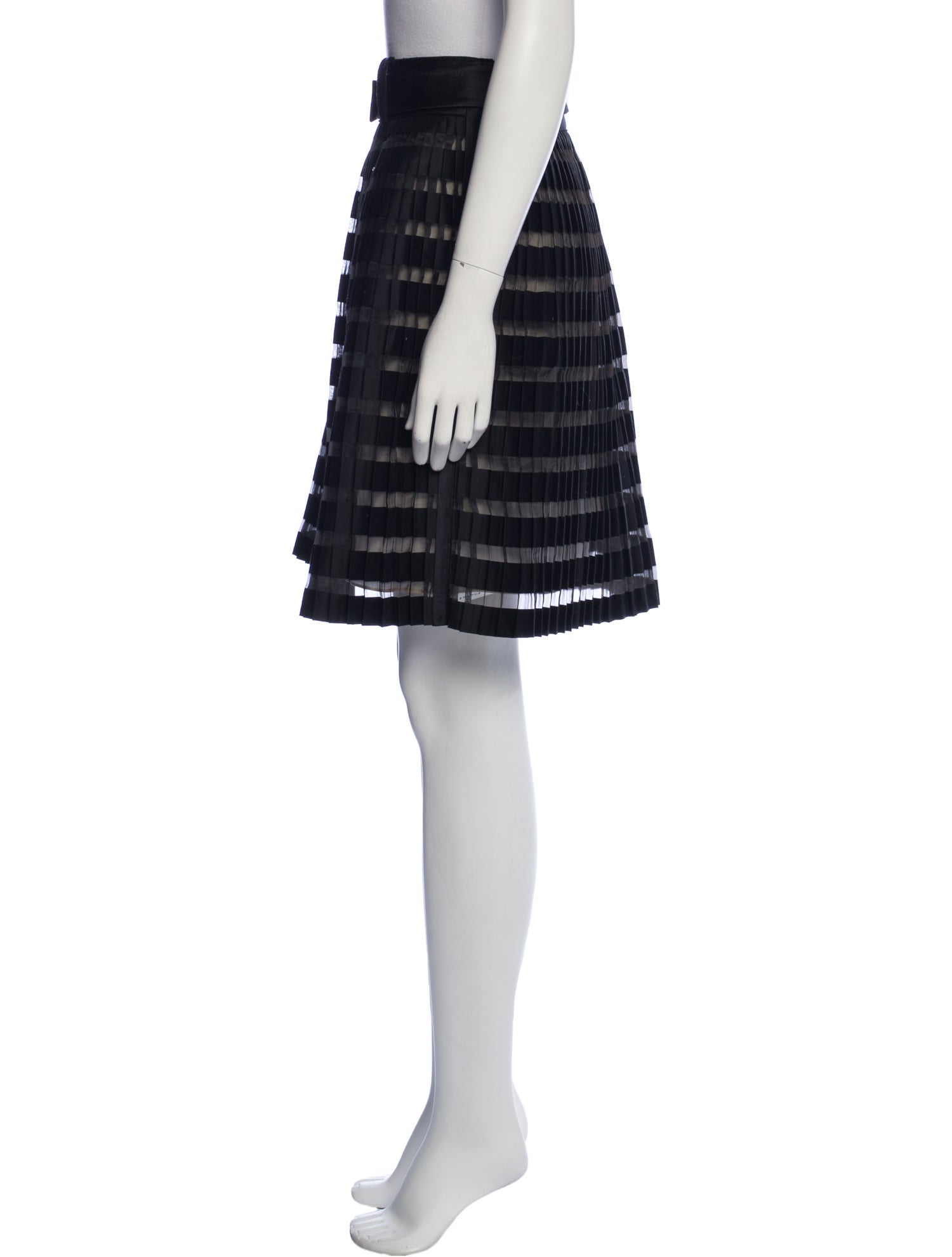 3.1 Phillip Lim Striped Knee-Length Skirt