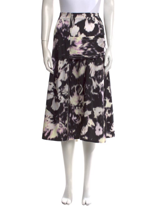 3.1 Phillip Lim Tie-Dye Print Midi Length Skirt