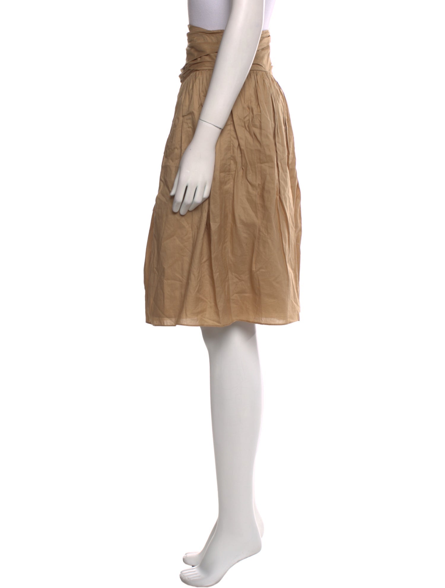 3.1 Phillip Lim Pleated Accents Knee-Length Skirt