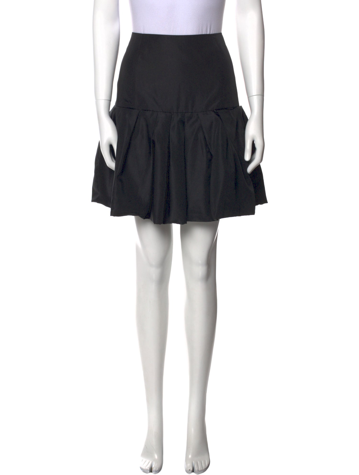 3.1 Phillip Lim Pleated Accents Mini Skirt