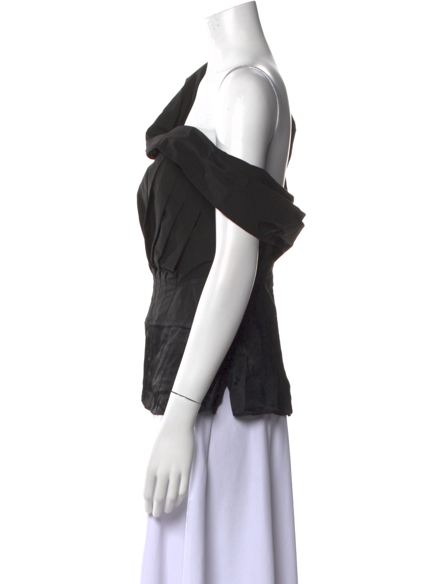 3.1 Phillip Lim Asymmetrical Short Sleeve Top