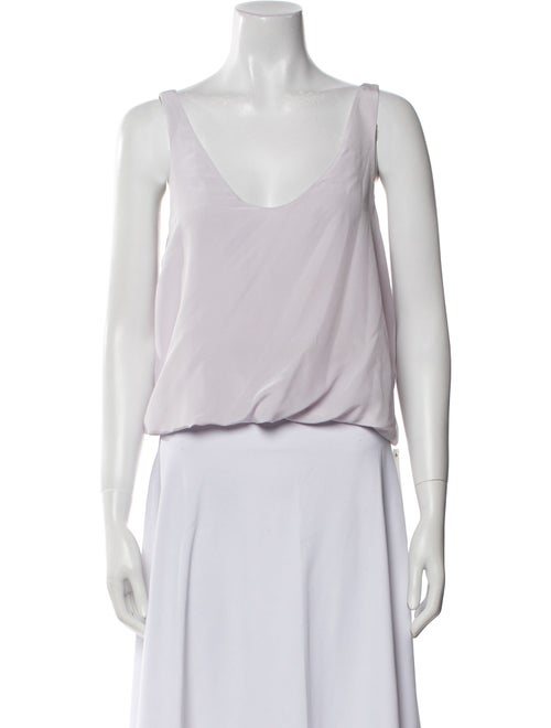 3.1 Phillip Lim Silk Scoop Neck Crop Top