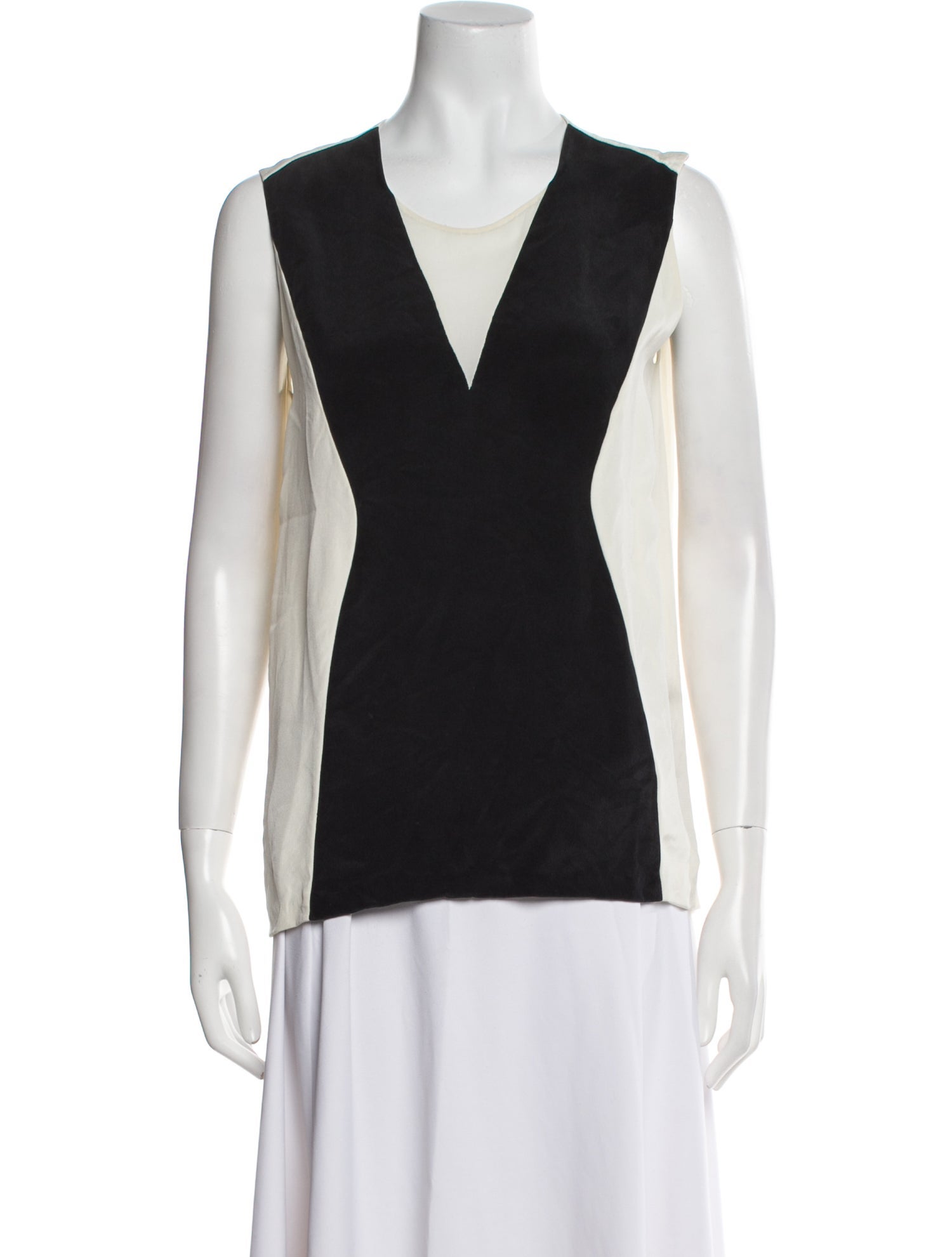 3.1 Phillip Lim Silk V-Neck Top