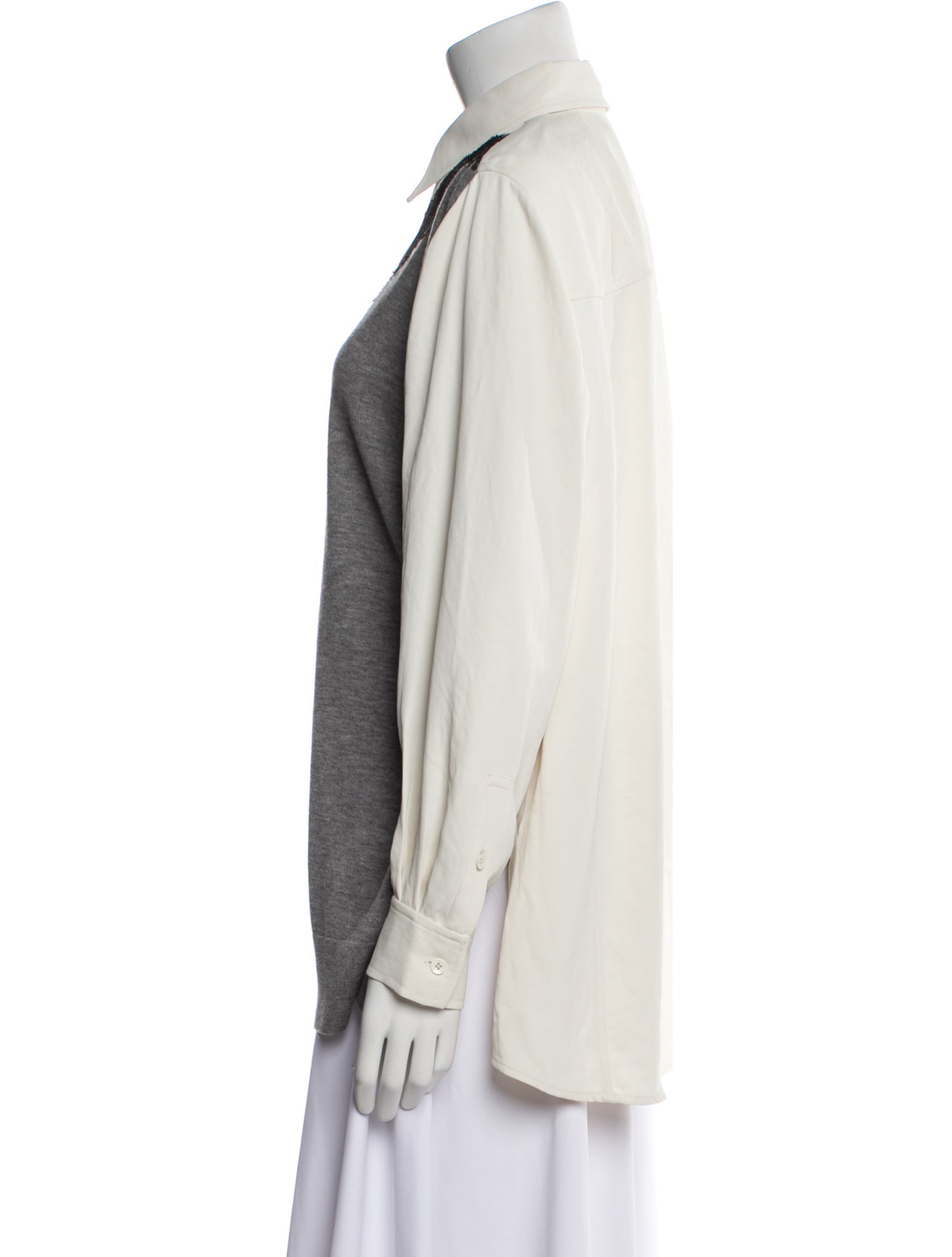 3.1 Phillip Lim Wool V-Neck Sweatshirt