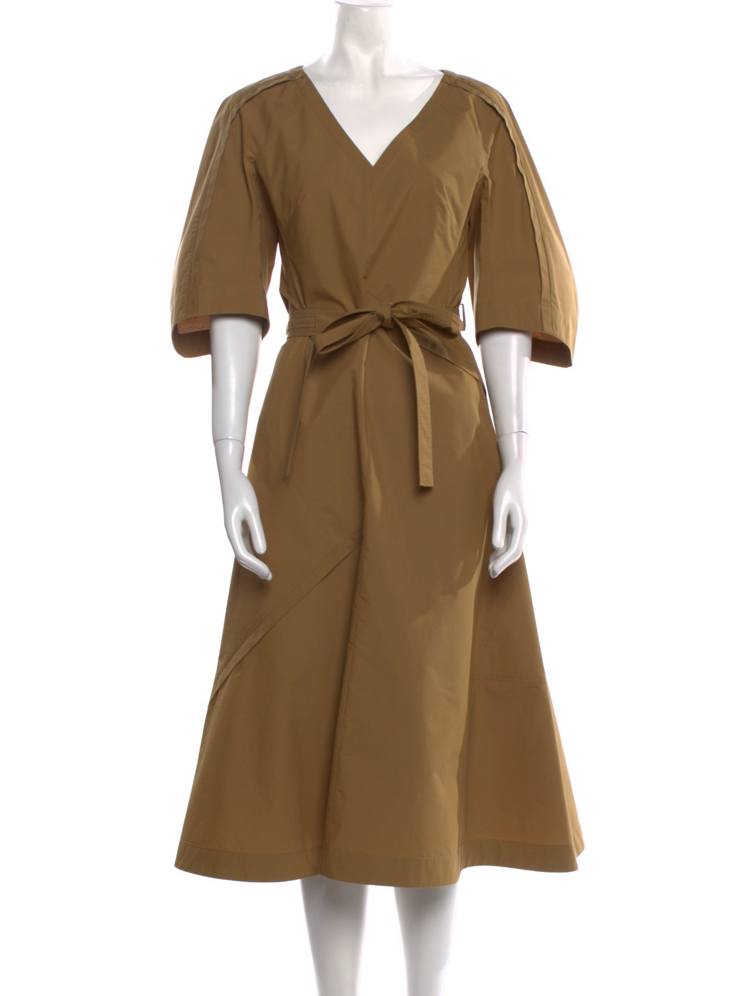 3.1 Phillip Lim V-Neck Midi Length Dress