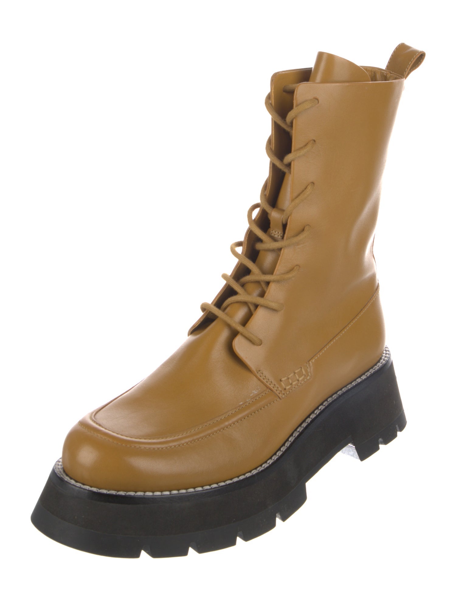 3.1 Phillip Lim Leather Combat Boots