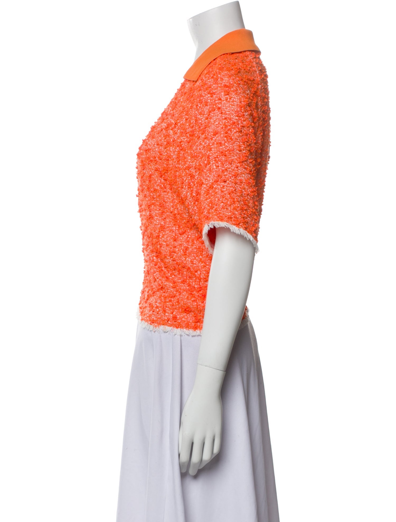 3.1 Phillip Lim Printed V-Neck Crop Top